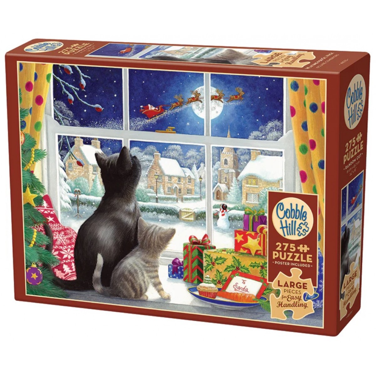 Cobble Hill Jigsaw Puzzle: Waiting For St. Nick